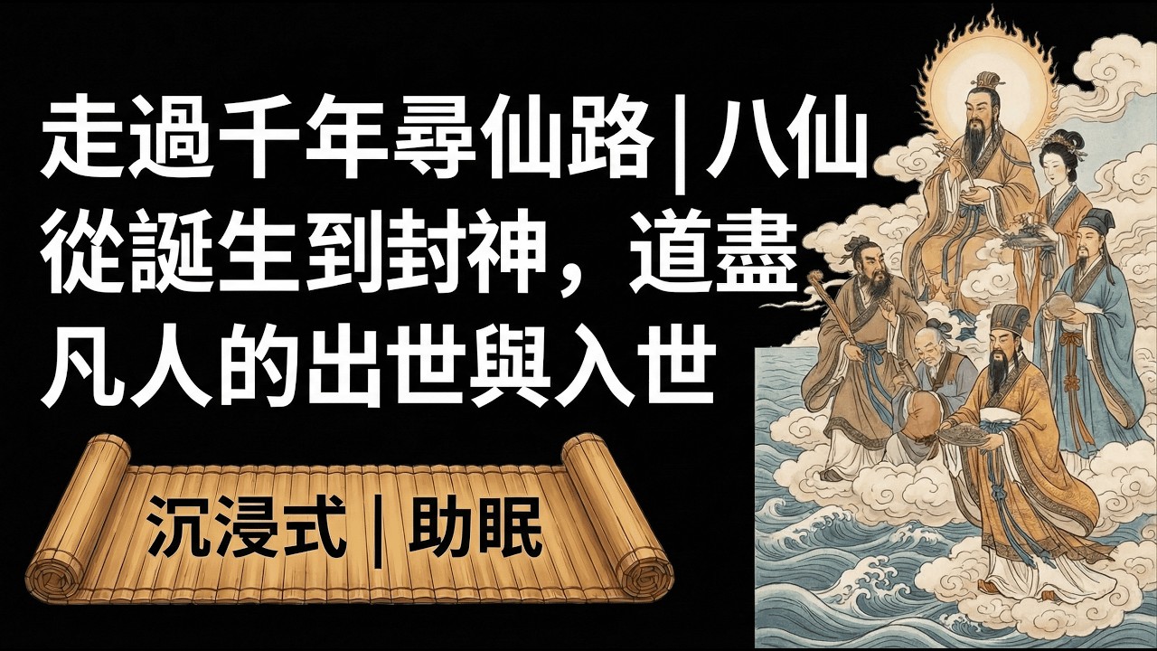 走過千年尋仙路｜八仙從誕生到封神，道盡凡人的出世與入世