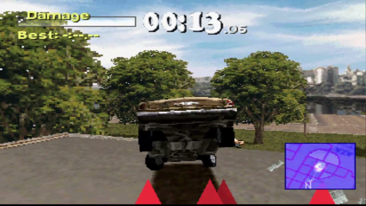 Driver 2 Havana Survival Cheats & Funny Moments Gameplay PS1 PSX