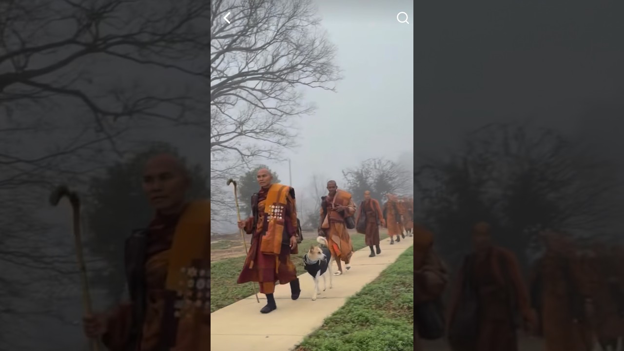 Flashback: Walk for Peace Monks in Early December 2025