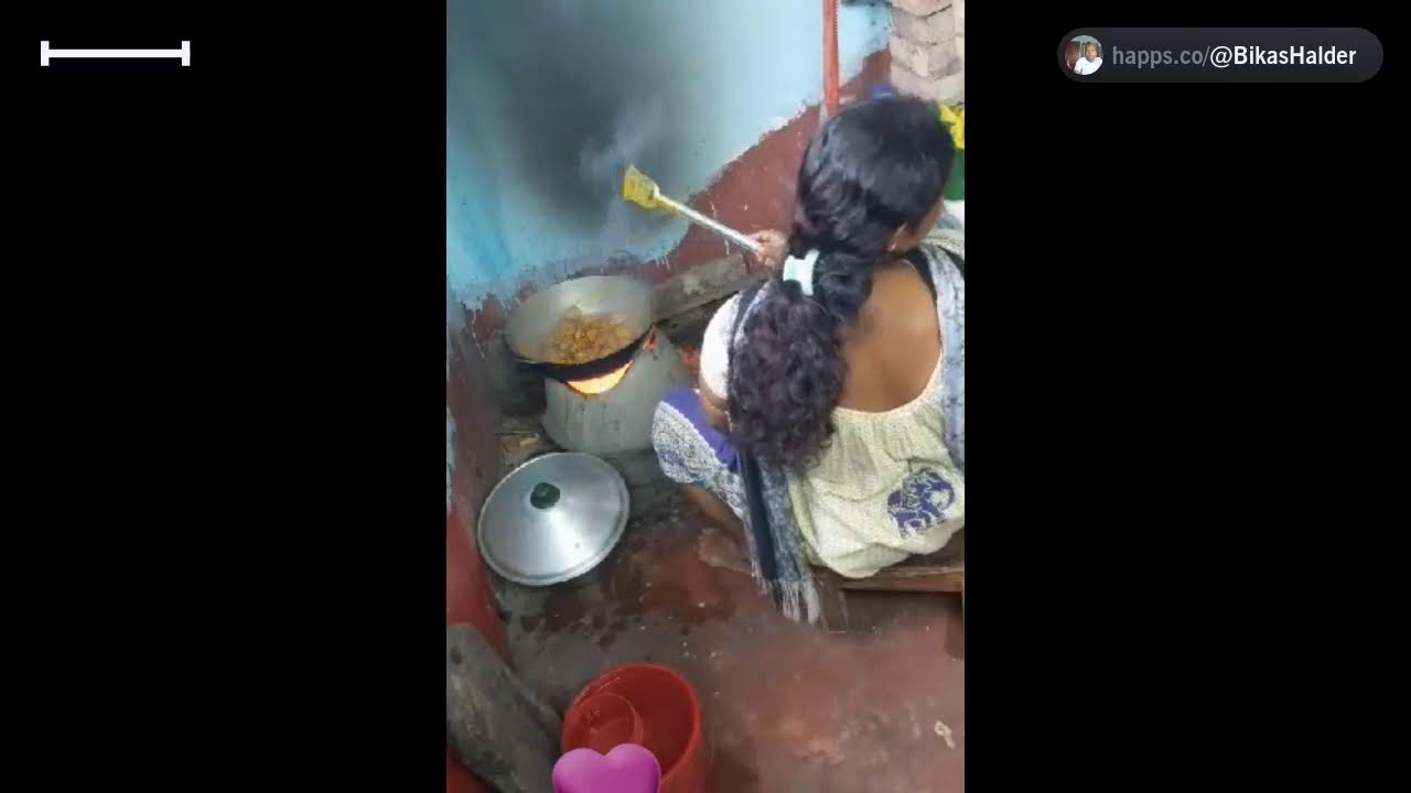 Amazing mud stove cooking