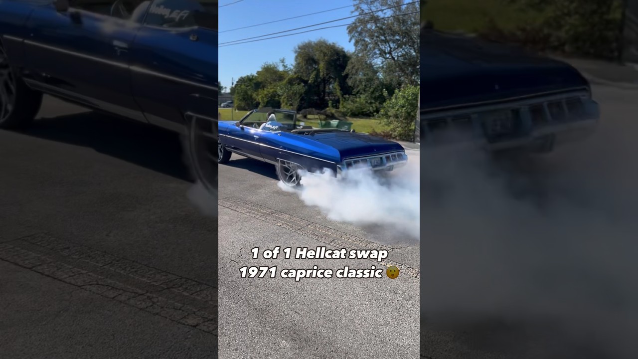1 of 1 Hellcat swap 1971 caprice classic 😮