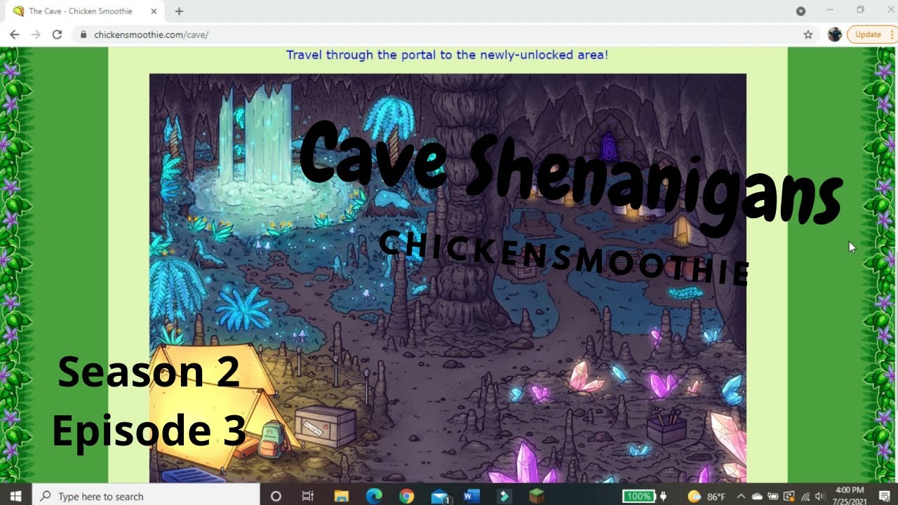 Cave Shenanigan's | Chickensmoothie (S.2 Ep. 3)