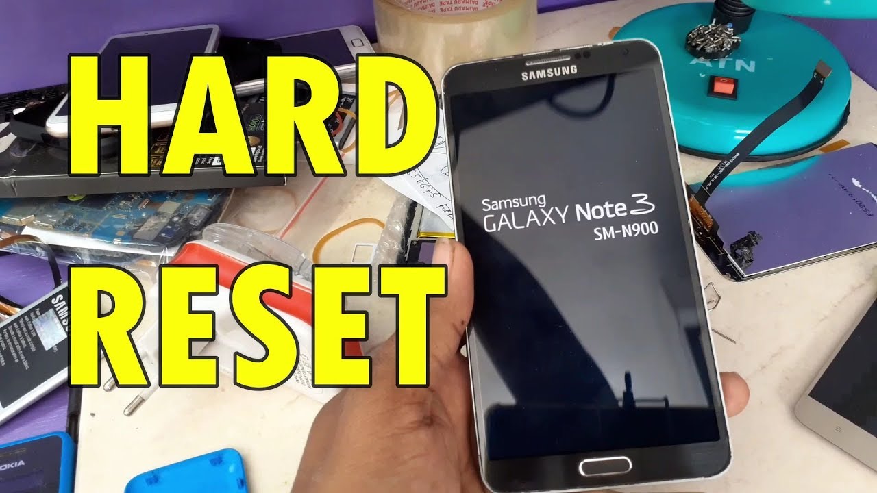HANYA 1 MENIT HARD RESET SAMSUNG NOTE 3 (SM-N900)