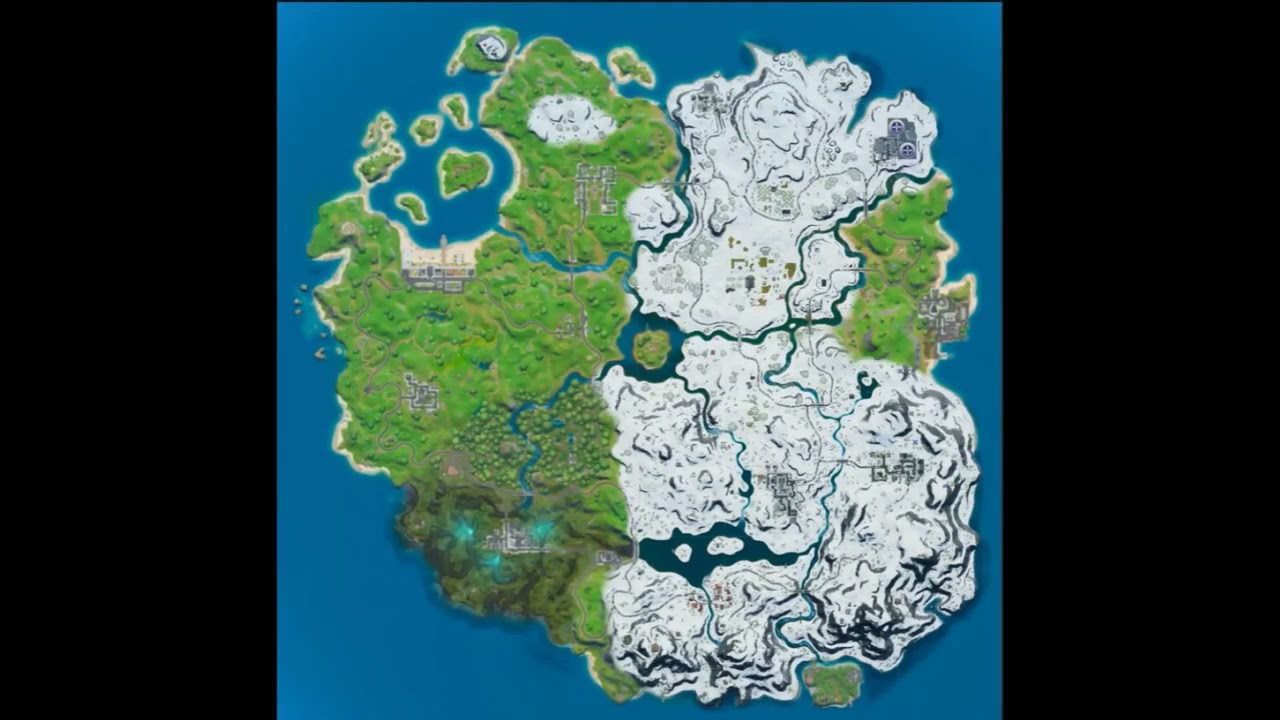 The full Fortnite snow evolution and every map