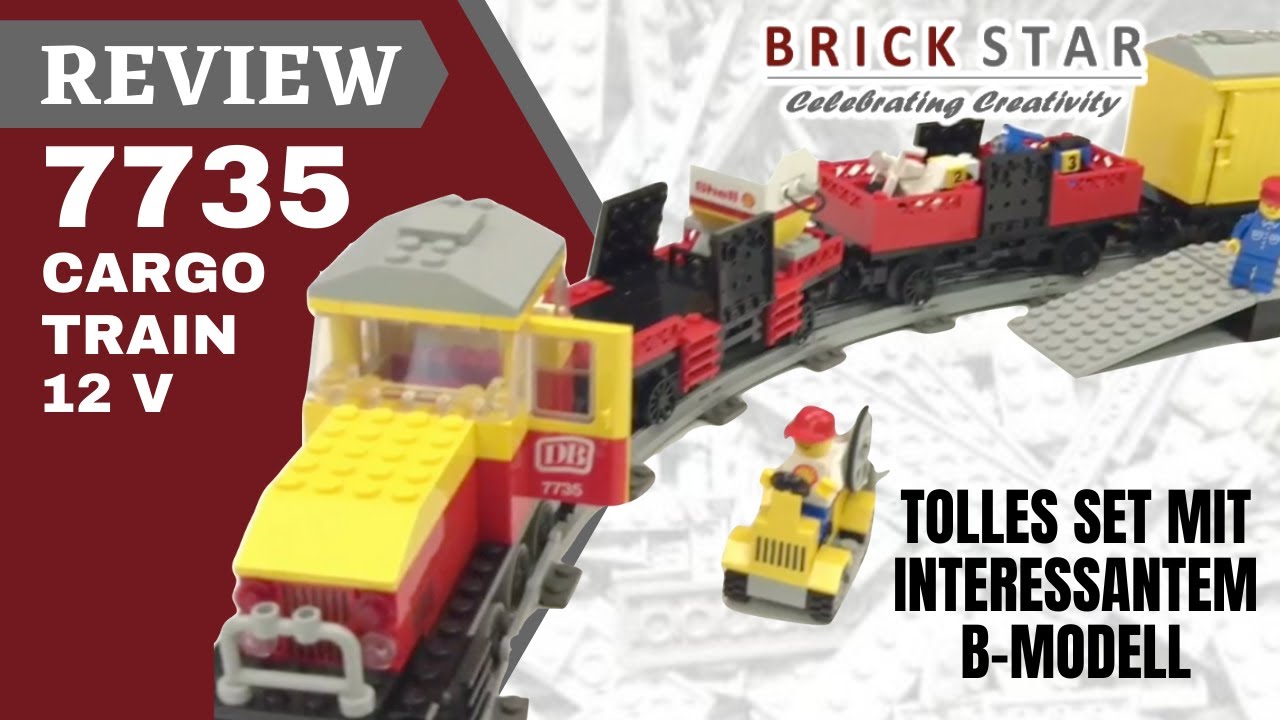 7735 Güterzug 12V Tolles Set mit interessantem B-Modell