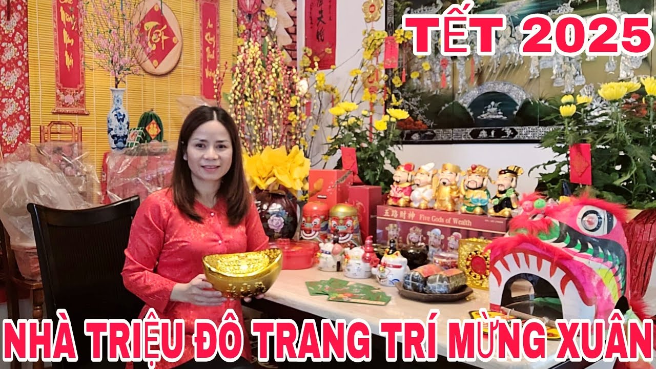 TẾT 2025 NGƯỜI MỸ GỐC VIỆT NHÀ TRIỆU ĐÔ TRANG TRÍ RA SAO? CÓ GIỐNG VIỆT NAM? MUA TỪ COSTCOWHOLESALE?