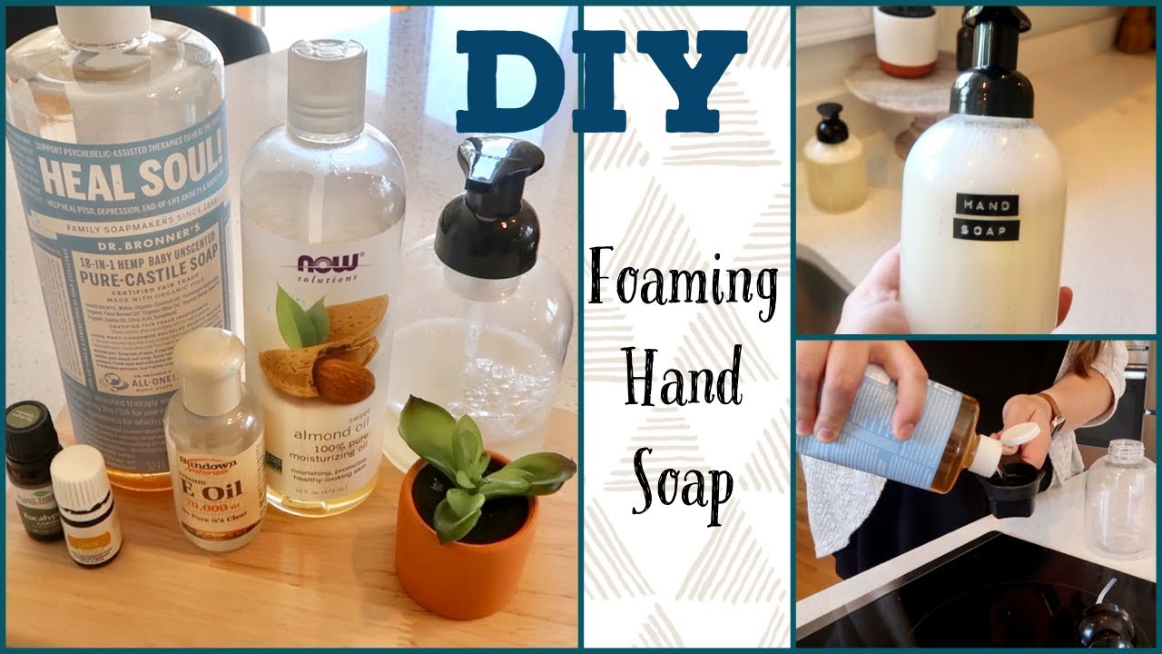 DIY Foaming All-Natural Hand Soap [This CURED my Eczema!]