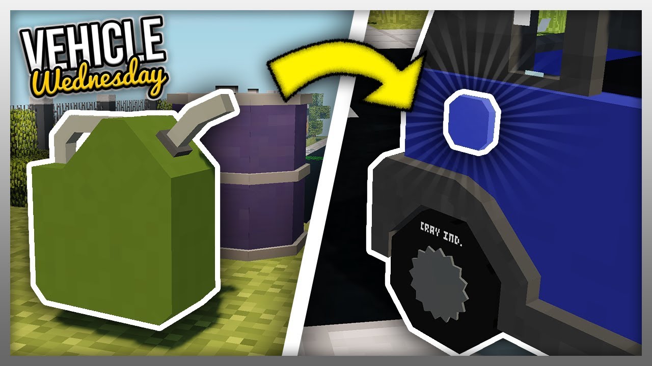 ✔️ MrCrayfish's Vehicle Mod: Fuel Ports (Vehicle Wednesday)