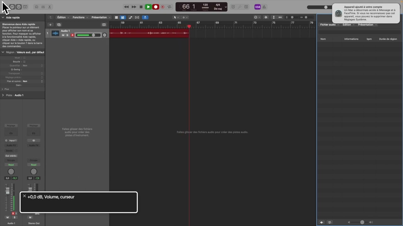 Comment bien enregistrer la voix sur Logic Pro x, réglage a modifier absolument avant d'enregistrer
