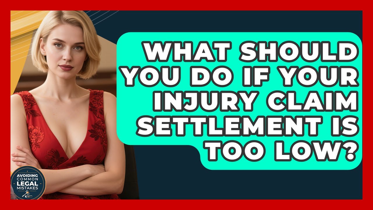 What Should You Do If Your Injury Claim Settlement Is Too Low? - Avoiding Common Legal Mistakes
