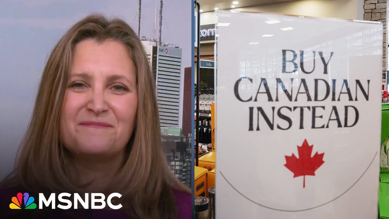Canada PM Candidate Chrystia Freeland: Trump’s tariffs ‘self-defeating and self-mutilating’