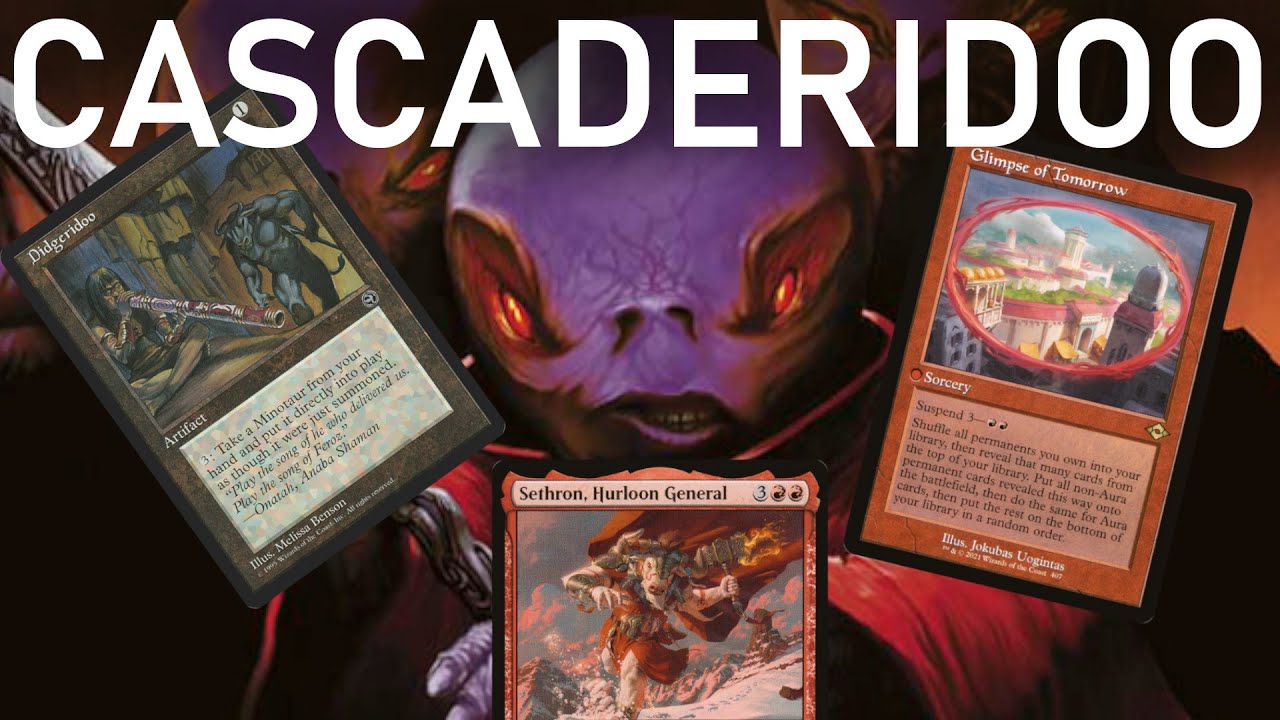 CASCADERIDOO! Legacy 5-Color Didgeridoo Minotaur Cascade Combo. MTG