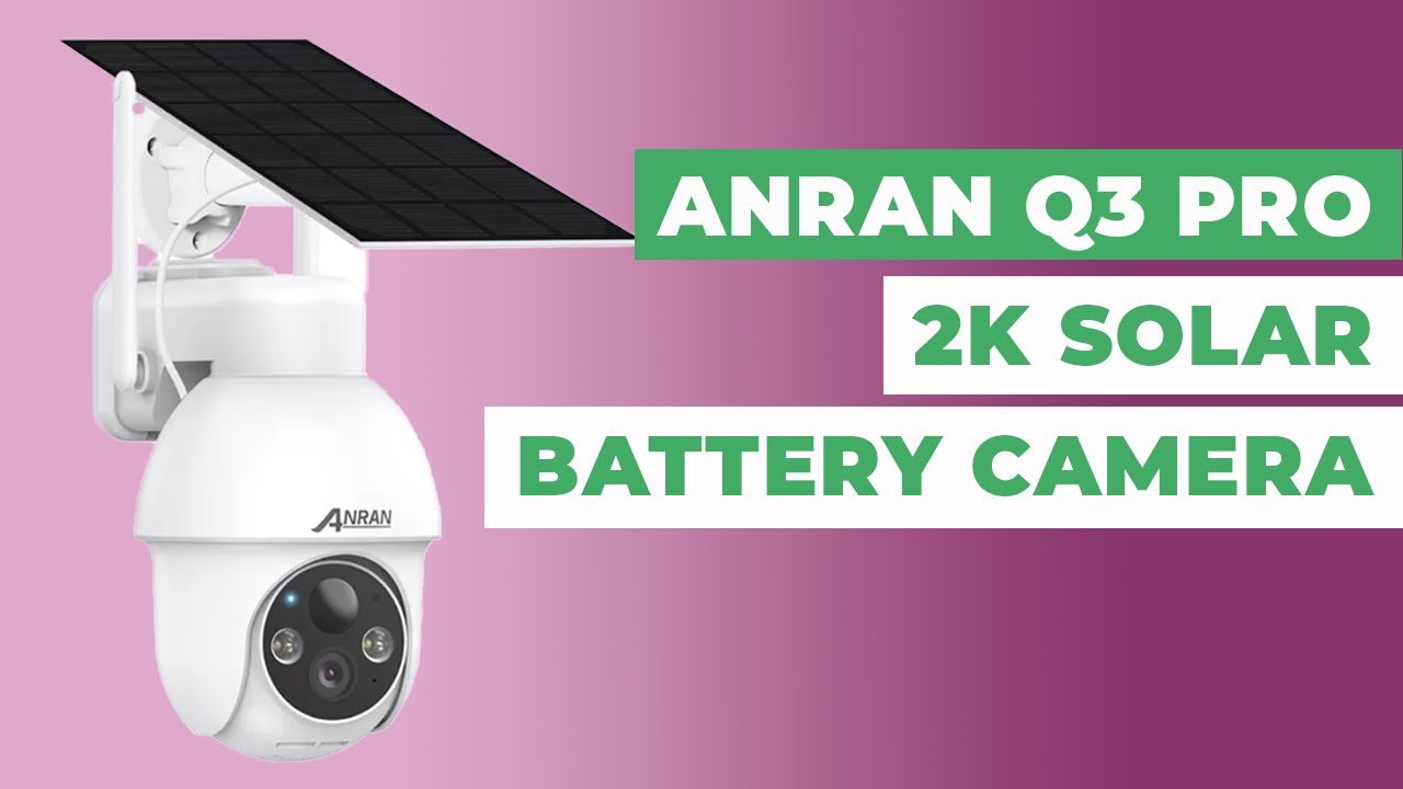 Камера Anran Q3 Pro 2K с солнечной батареей