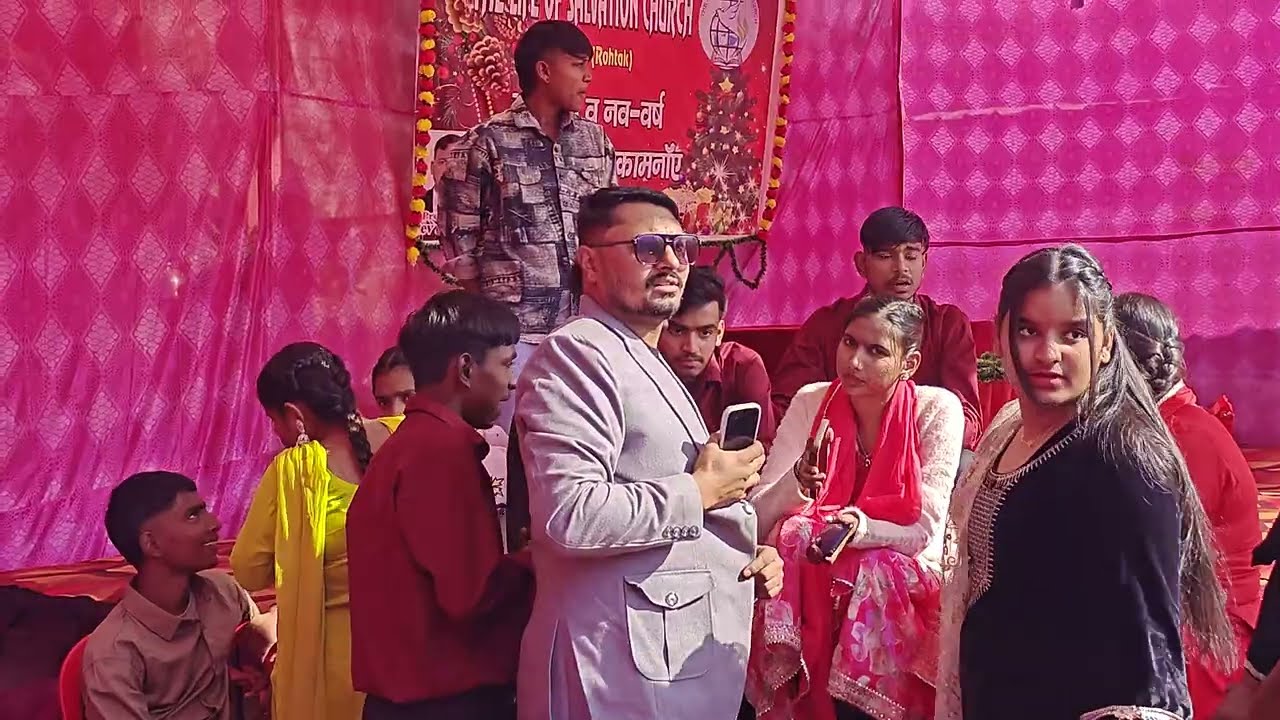 Christmas function kalanaur hariyana #sonulakhotia #Christian #jesusbirthday