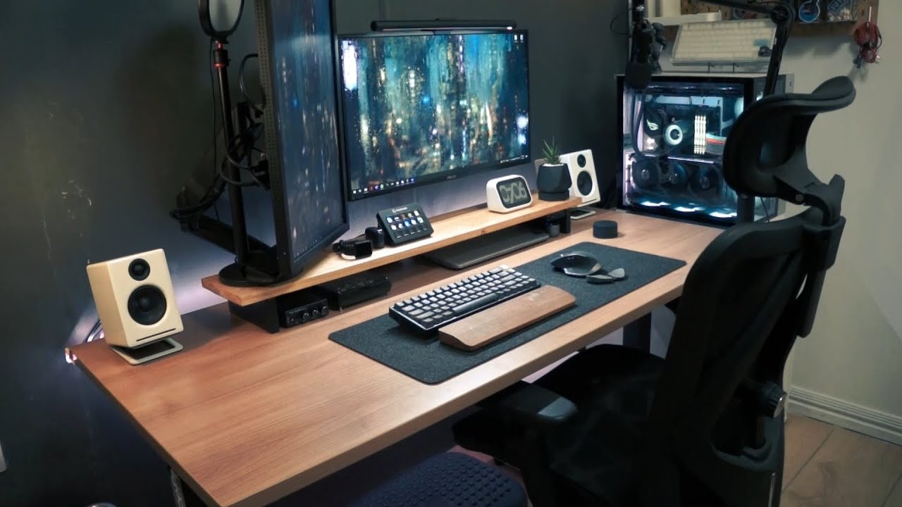 My Desk Setup Tour (2022) | Cozy Productivity.