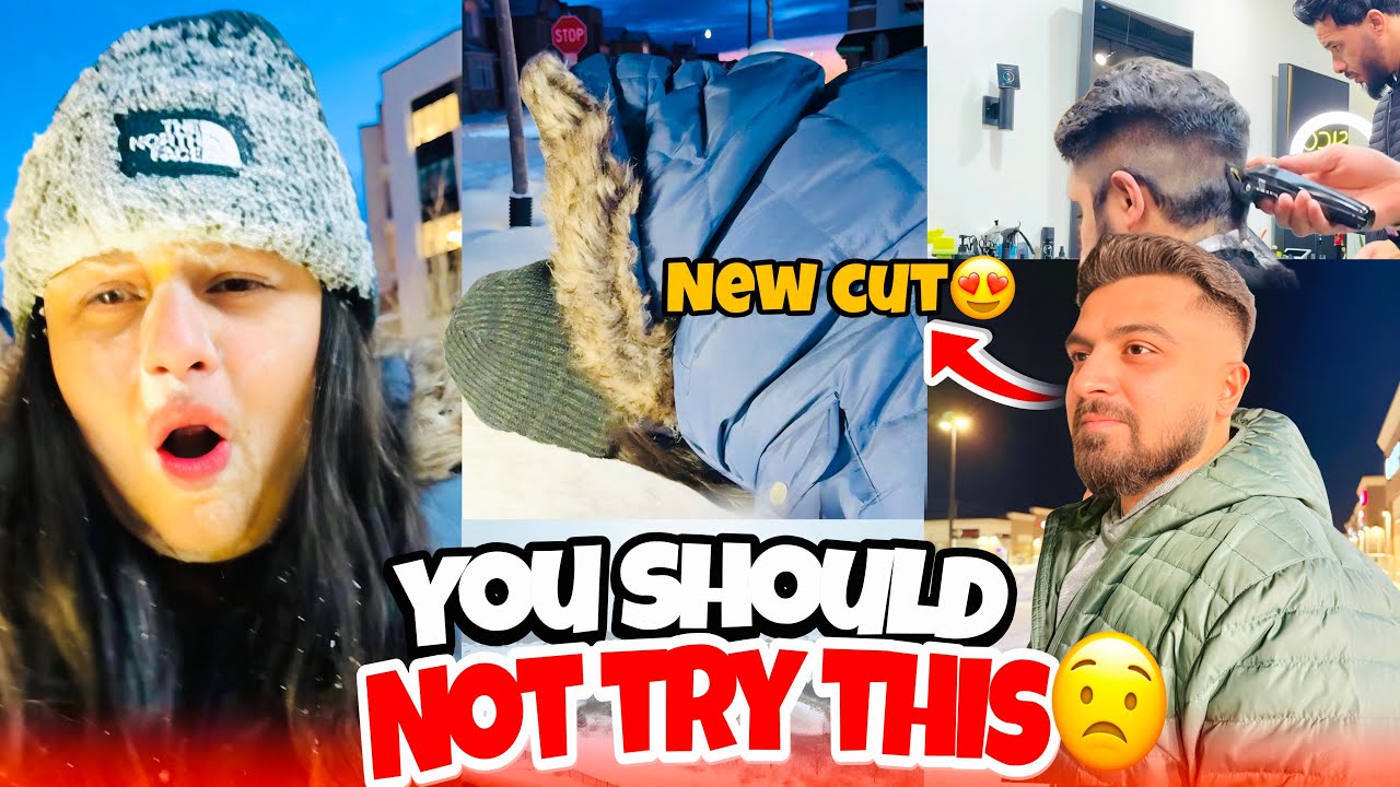 Life in Canada During a Snowstorm (Not Easy)”|A Snowstorm Changed Our Entire Day in Canada ❄️