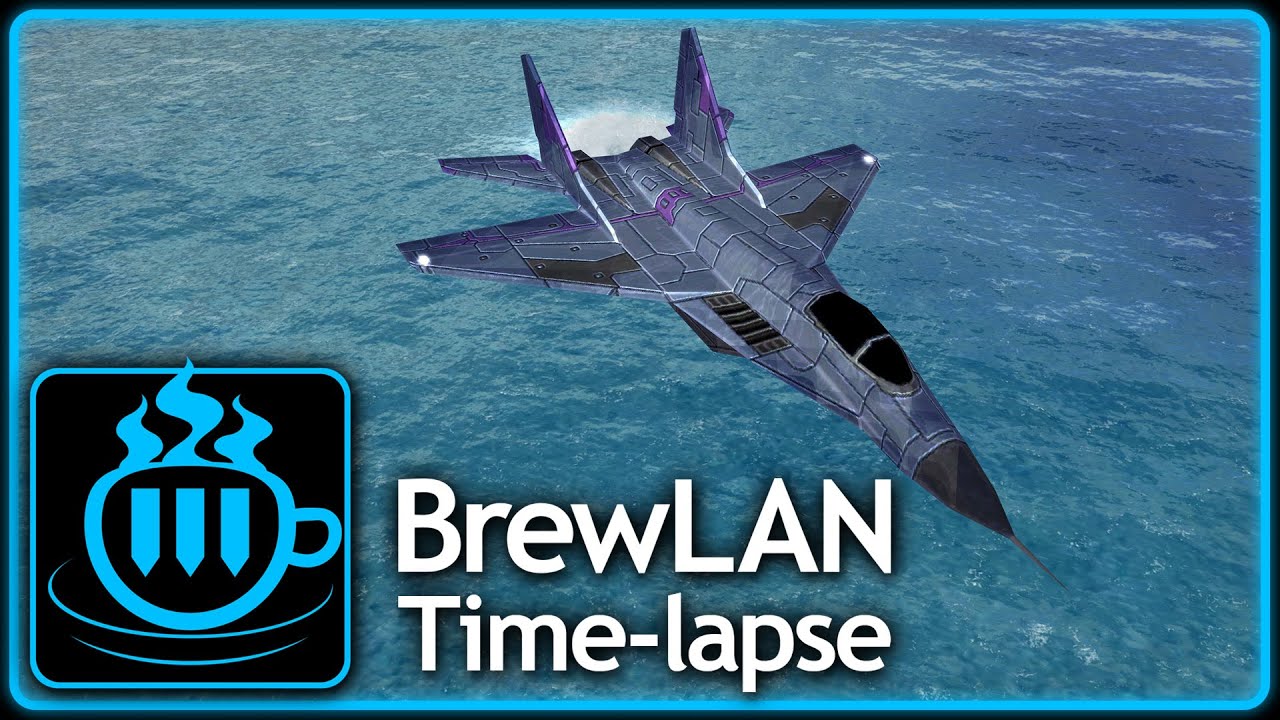 BrewLAN Time-lapse: UEF MiG29 (x60 speed)