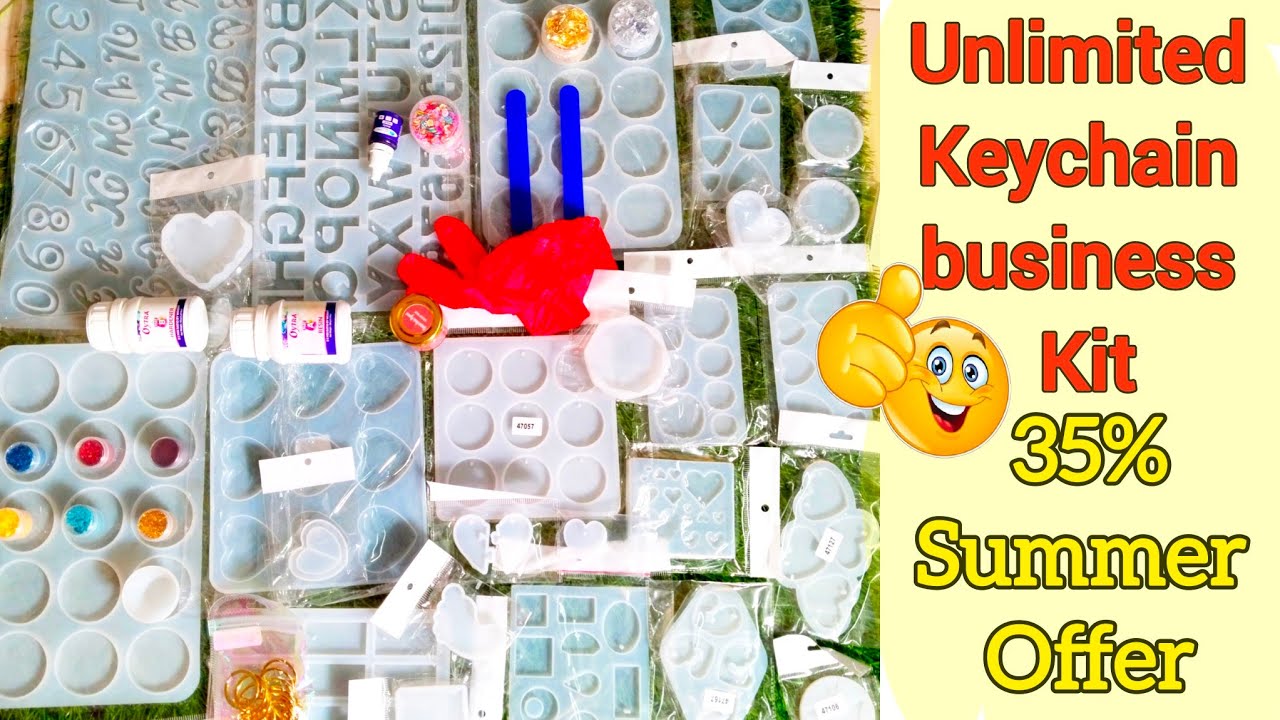 Summer special resin keychain business kit💥|Best place to buy |Resin arts for beginners🥳
