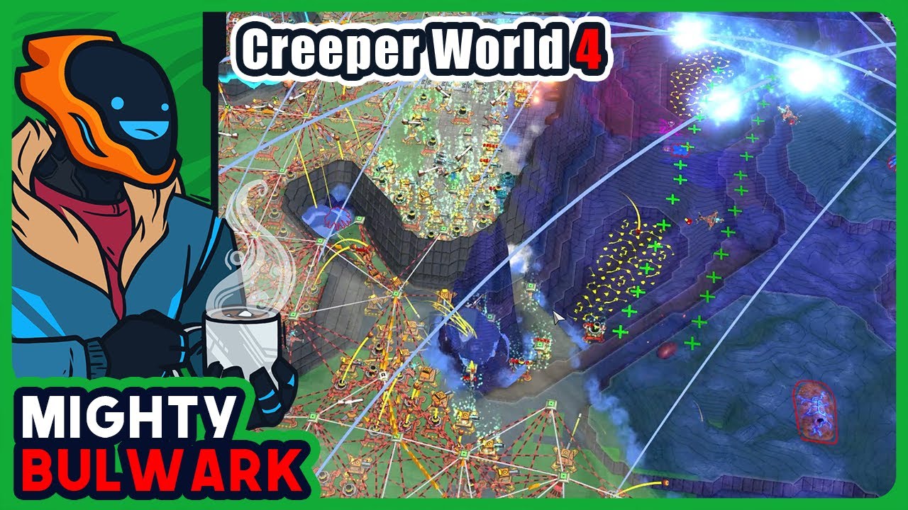 I Summoned Endless Skimmers To Shut-Down All Resistance! - Creeper World 4 [PAC: Mighty Bulwark]