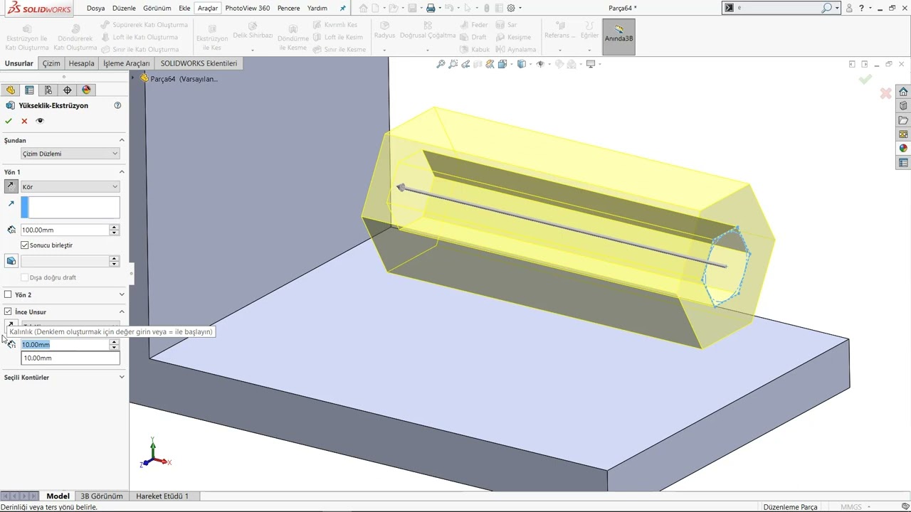 Katı_Modelleme_02 Solidworks Eğitim