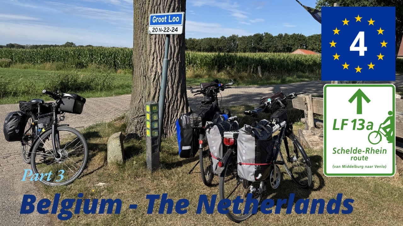 Belgium & The Netherlands: Part 3 (last) - cycling along EV4 (LF13a) including Eindhoven
