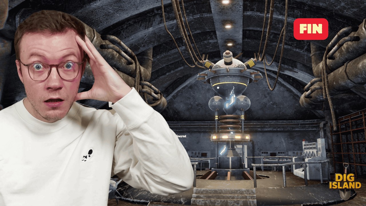 Dig island : On découvre le bunker secret et on part de l'île ! FIN