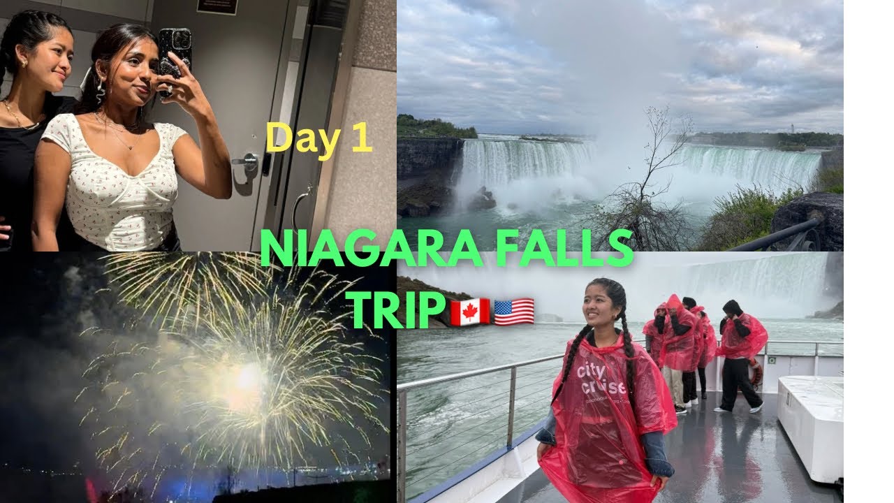 Trip to Niagara Falls 🇺🇸🇨🇦 Part 1 😍