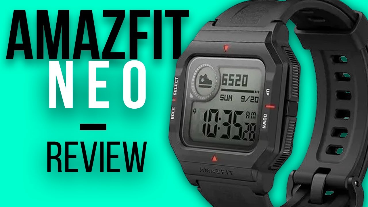Smartwatch Amazfit Neo Unboxing Review - ESTILO RETRÔ! Tem funções smart? Vale a pena? - NEO Brasil