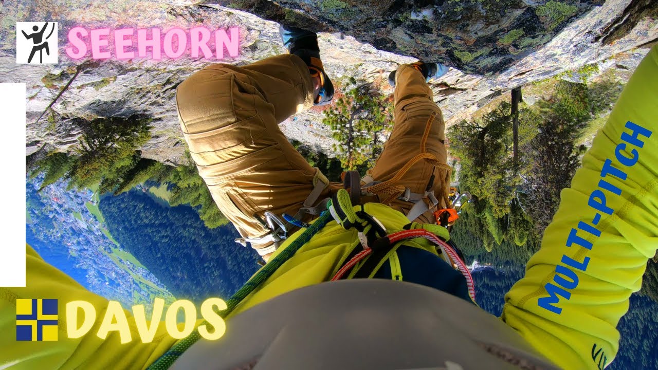 Klettern Mehrseillänge - Multi Pitch - Davos Seehorn