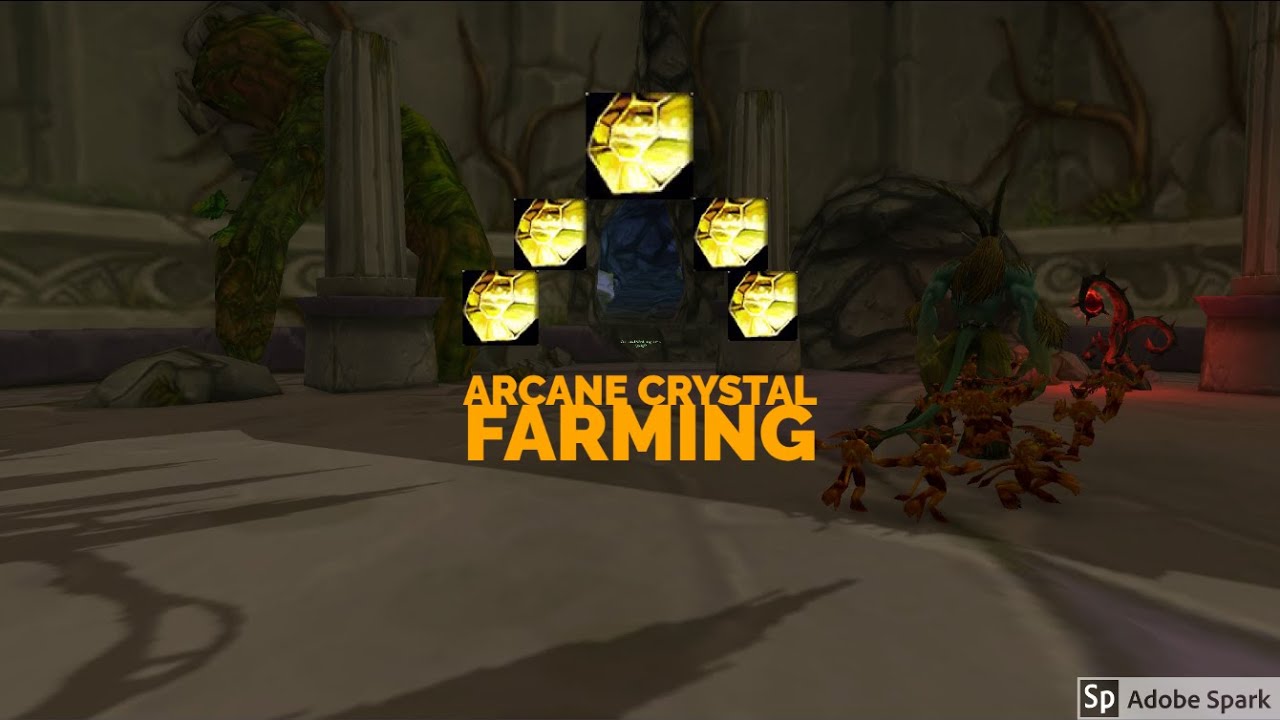 DME Jump run/Arcane crystal farming SOLO as Mage Classic WoW