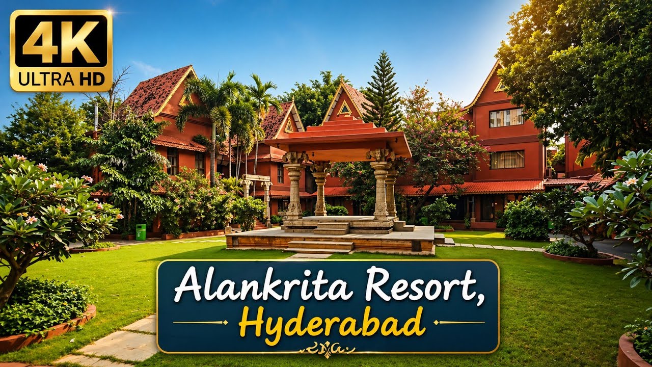 Alankrita Resort Hyderabad | Top resorts in Hyderabad | A 4K tour of the luxury resort and amenities