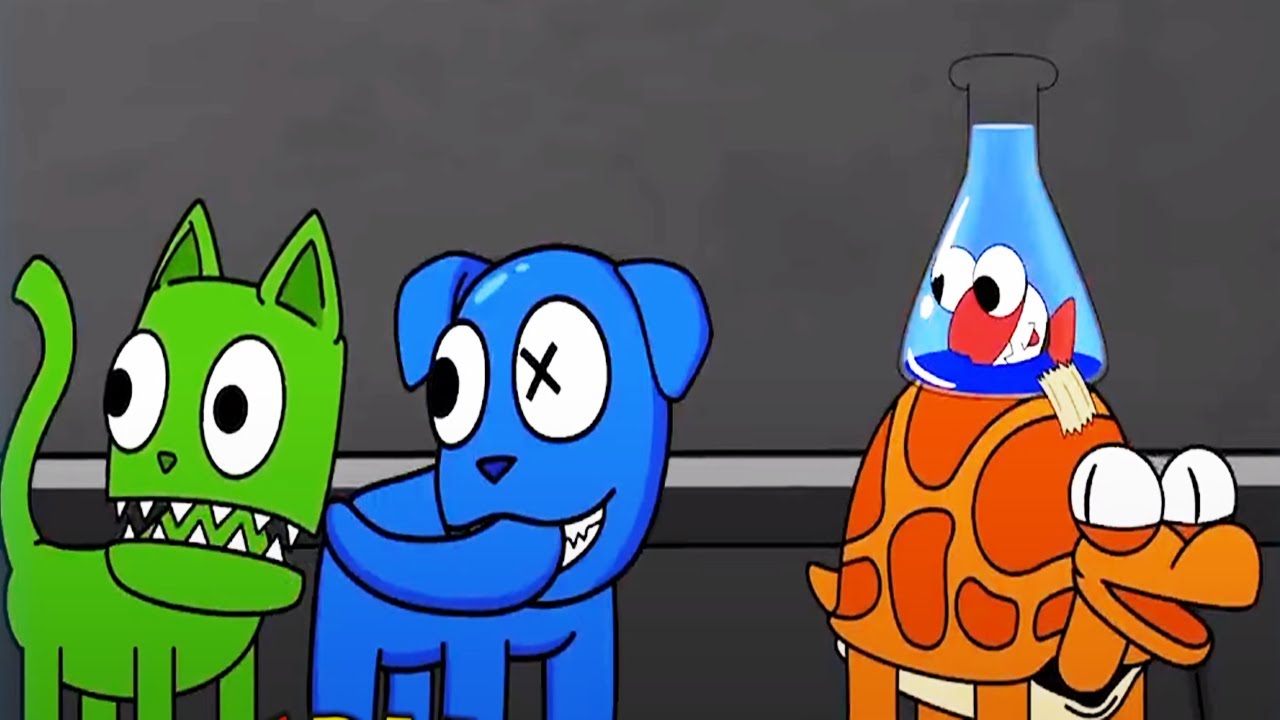 DESCOBRIMOS A VERDADEIRA FORMA DOS MONSTROS RAINBOW FRIENDS EM ANIMAIS!