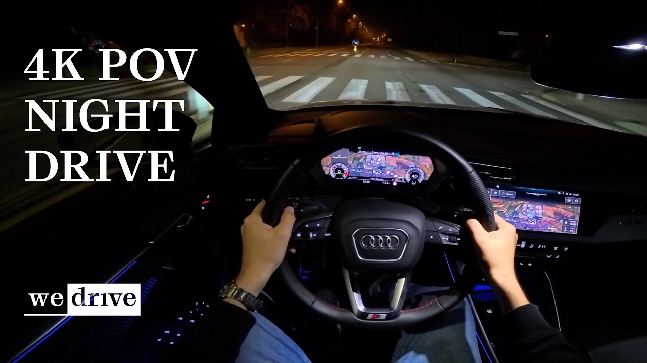 Audi S3 Akrapovic 2025 | 🌙 4K POV Night Drive
