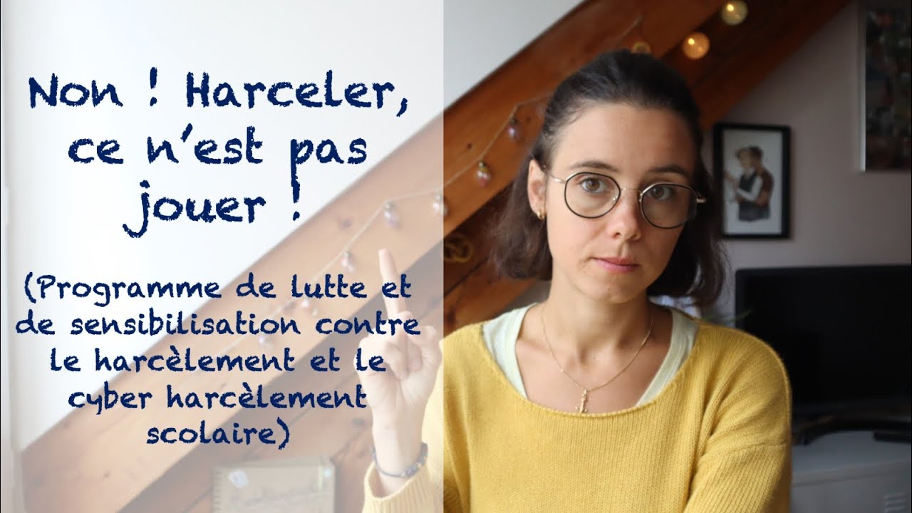 Non ! Le harcèlement, ce n'est pas une blague !