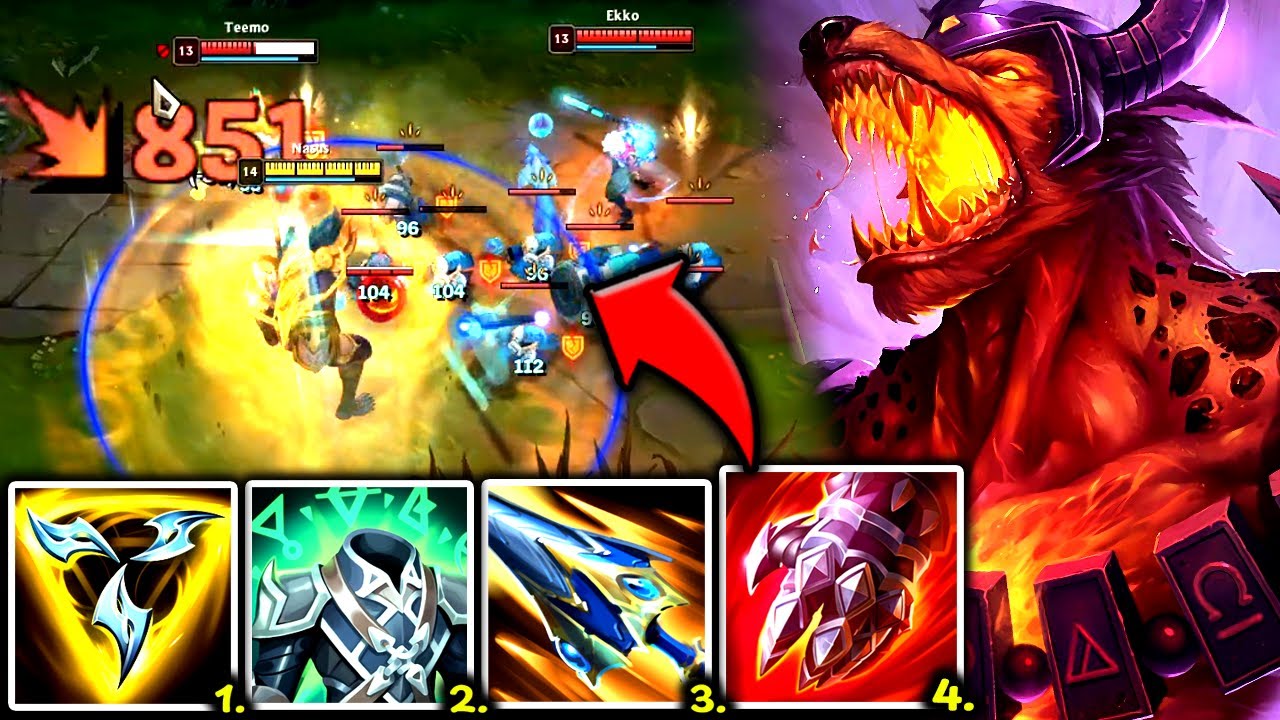 NASUS TOP IS FRUSTRATING AND THE #1 MOST HATED (I LOVE IT👌) - S14 Nasus TOP Gameplay Guide