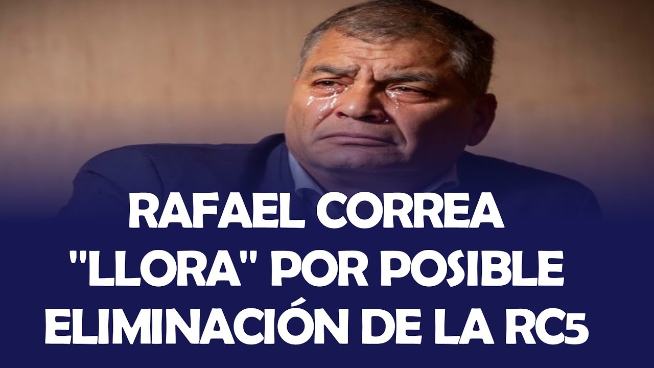 RAFAEL CORREA RECLAMA POR SUPUESTA SENTENCIA DEL TCE QUE ELIMINA AL PARTIDO REVOLUCIÓN CIUDADANA