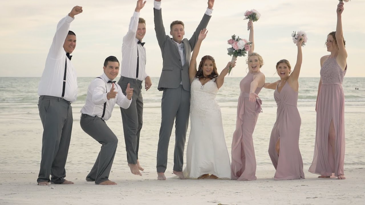 Destination Wedding at Siesta Beach Florida | Austin + Erika