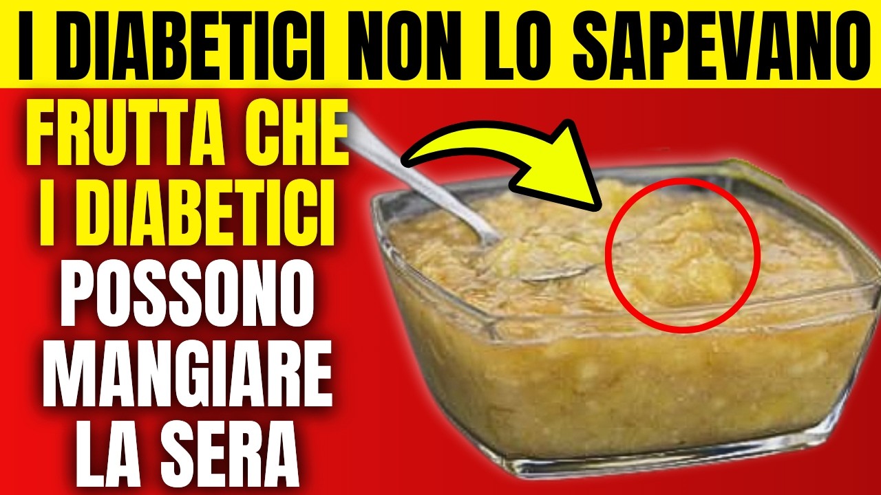 Le 3 FRUTTE “PROIBITE” che RIDURRANNO la tua glicemia se le mangi di sera!