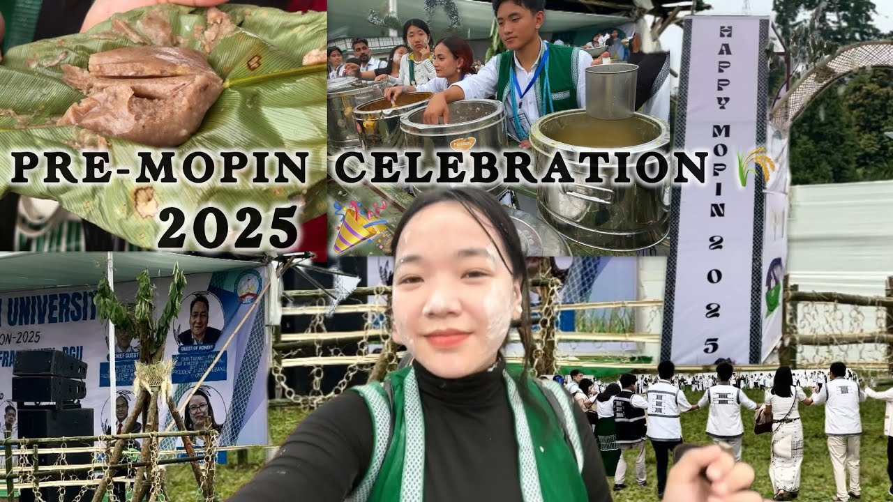 Pre-Mopin Celebration 🎊 at Rajiv Gandhi University 📚 |Galo Tribe Festival|Arunachal Pradesh
