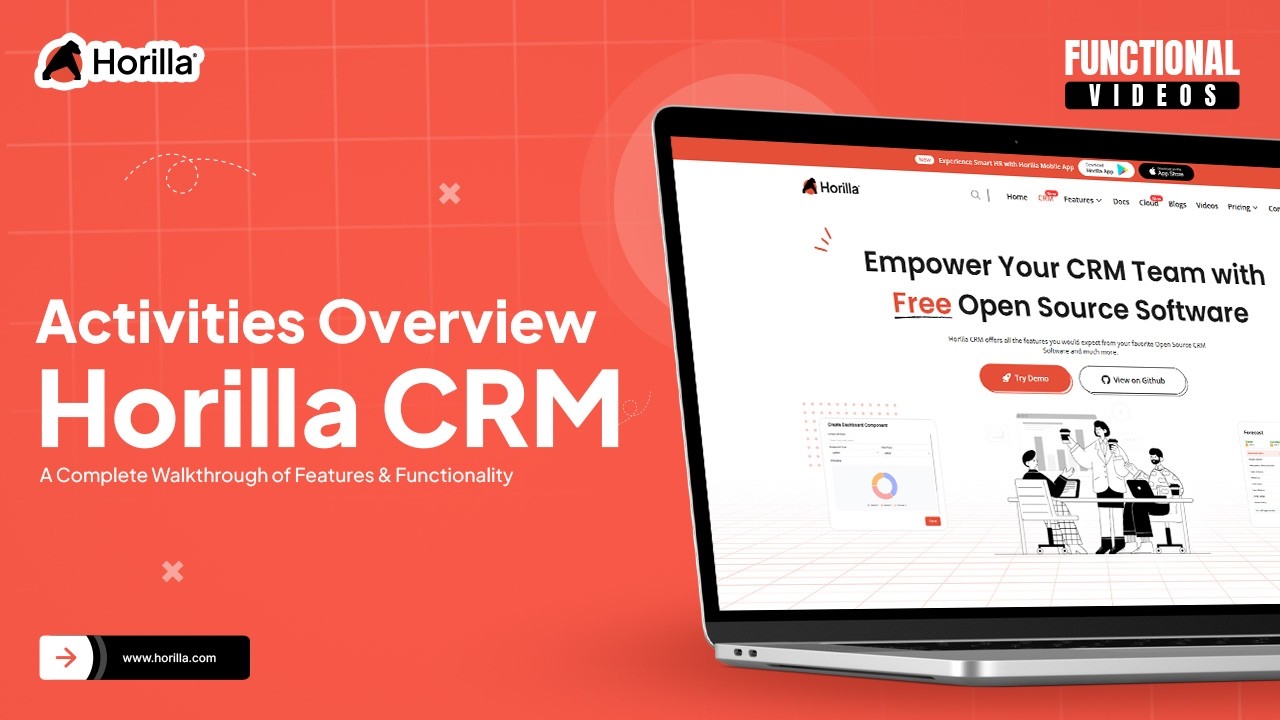 Activities Overview Of Horilla CRM | Horilla CRM Functionality | Horilla CRM Functional Tutorials
