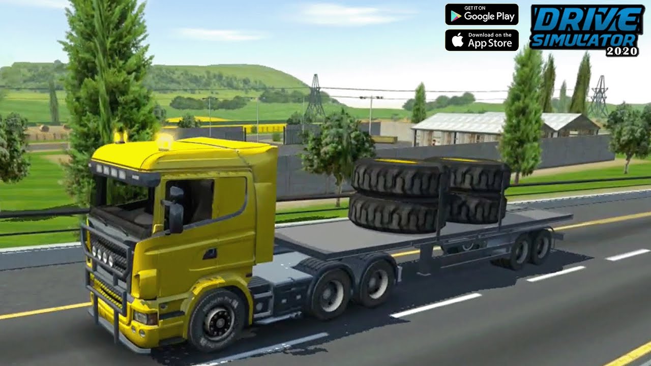 Drive Simulator 2020 | Large Tyres Delivery Mission | #gameplay