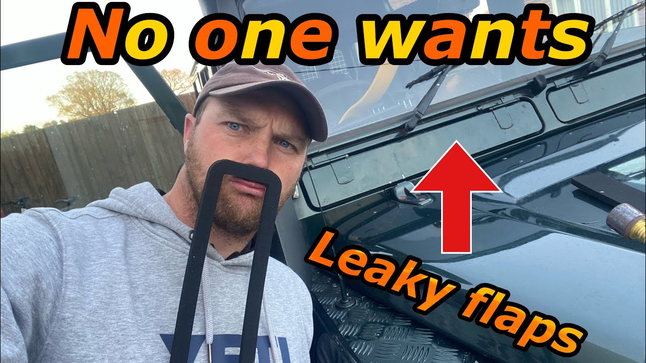 Replacing the bulkhead flap seals on my Land Rover Defender