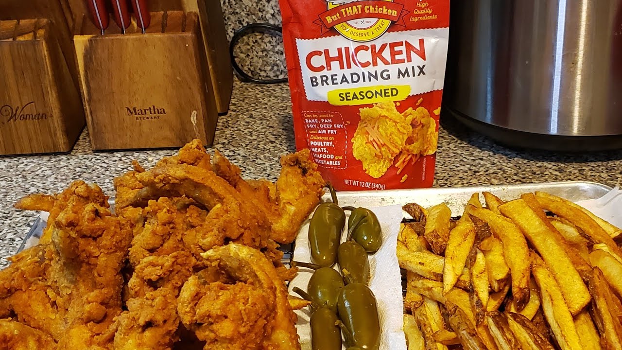 WINGS&FRIES (FEATURING BUT THAT CHICKEN SEASONED BREADING MIX)