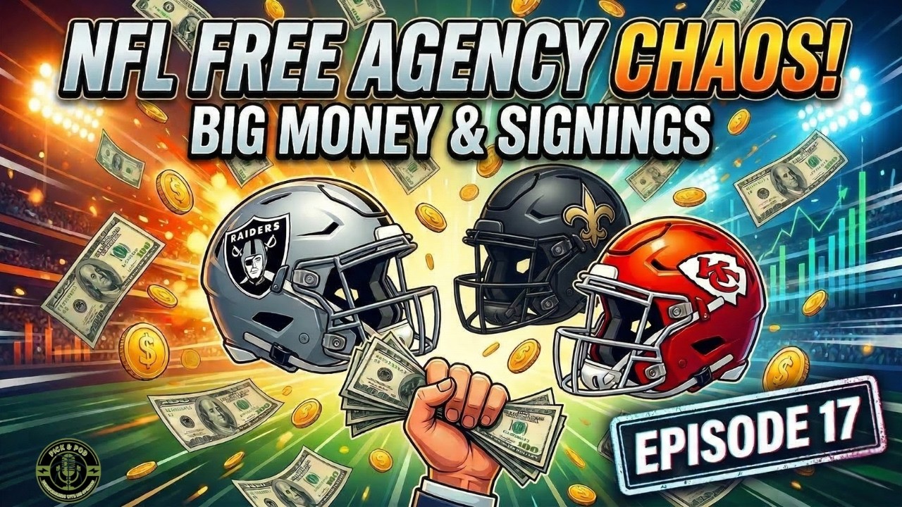 NFL Free Agency Reactions Big Money & Signings + NFL draft predictions + NBA analysis
