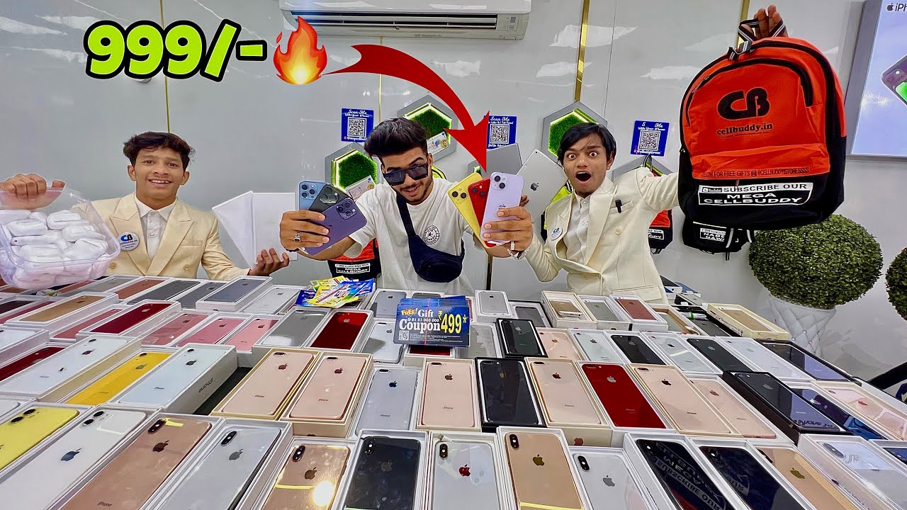 499/- देके iPhone लेजाव 🔥 | Cheapest iPhone Shope In Mumbai 2023 | megacellbuddy💸