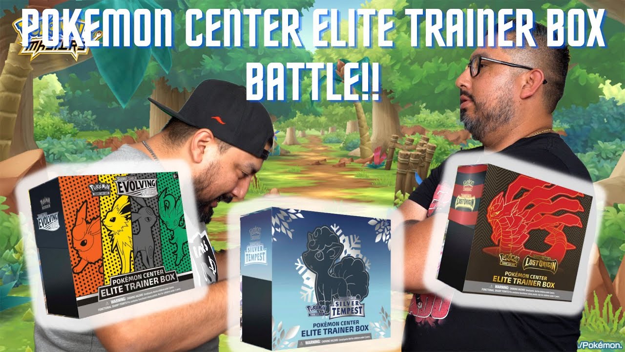 Pokemon Center ETB Battle! Lost Origin Vs Evolving Skies! Who Will Win! Silver Tempest ETB Available
