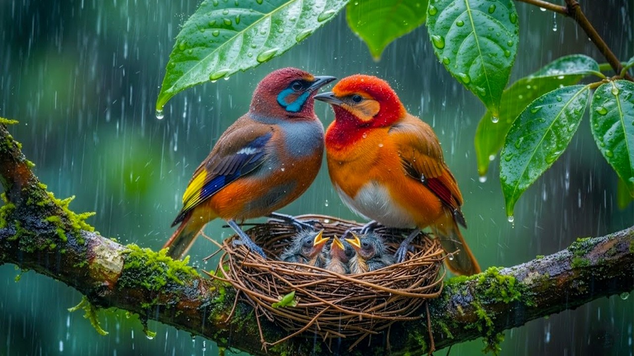 The Ultimate Stress Reset –Relax Your Mind & Melt Stress Away Fast with Rain & Birdsong Ambience 🌧️🍃