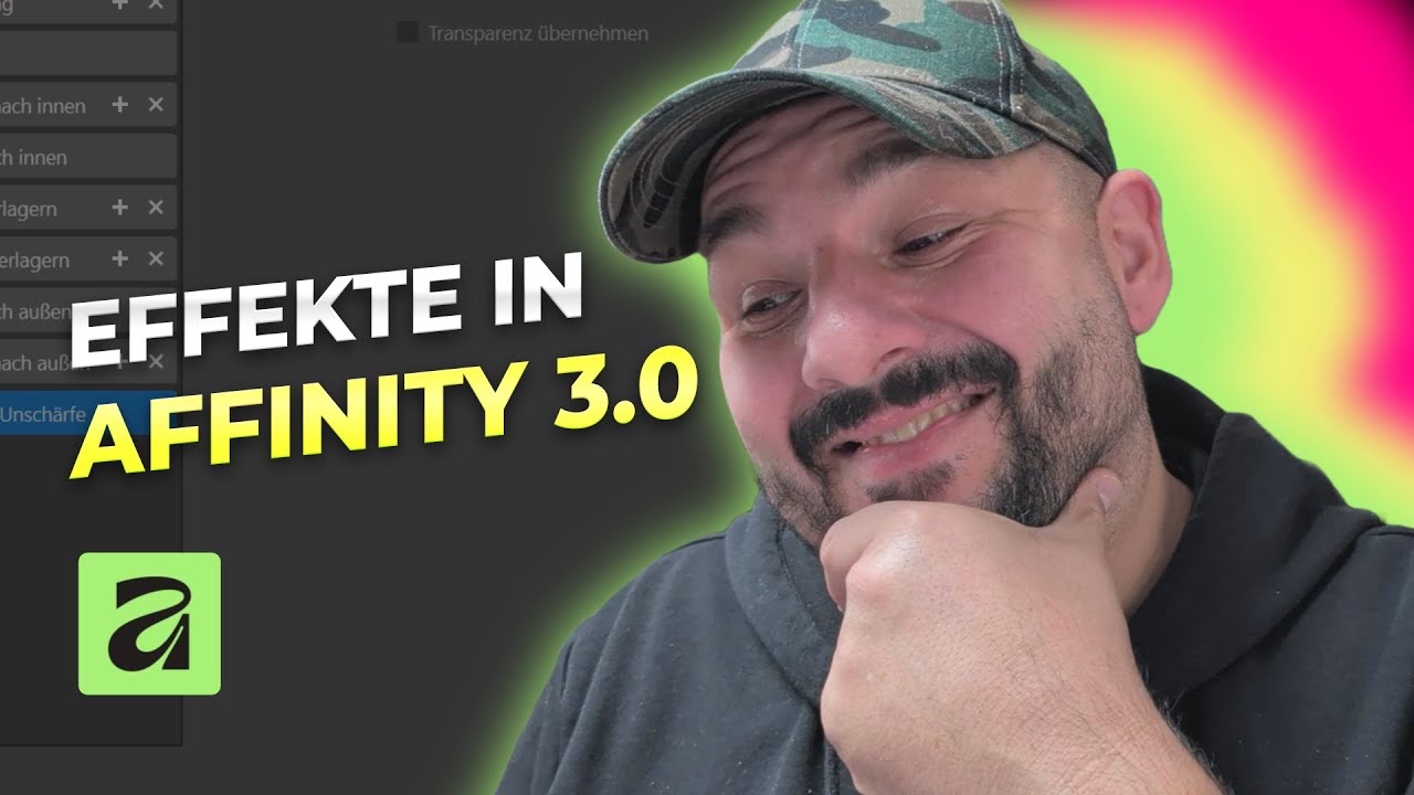 Wie mache ich Effekte in Affinity 3.0 - Ganz einfach mit diesem Tutorial