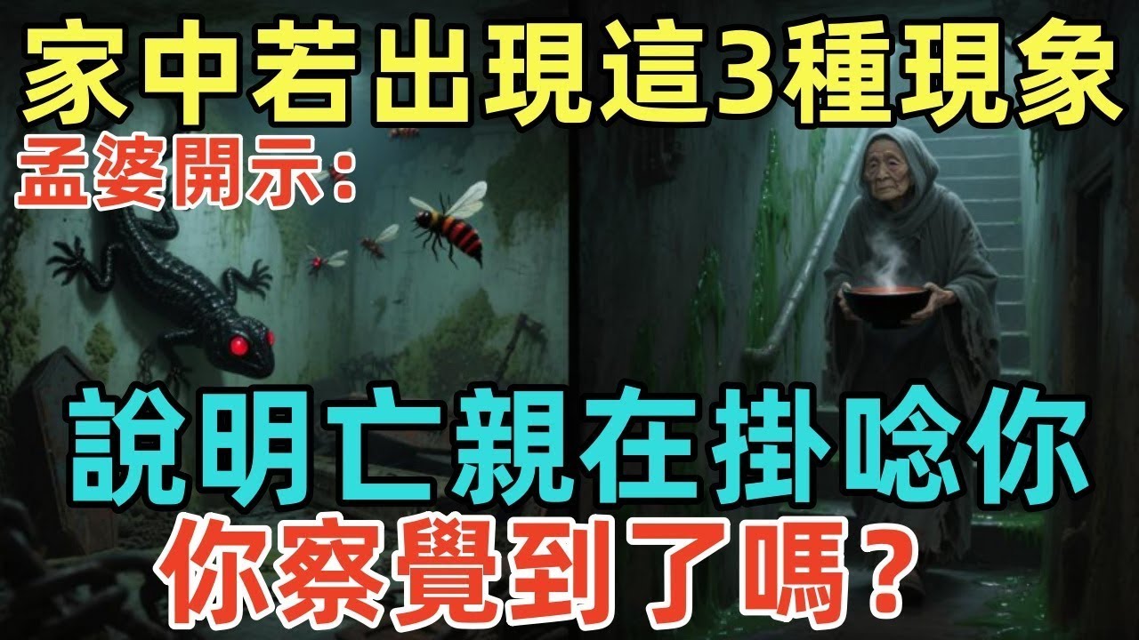 孟婆開示：家中若出現這3種現象，說明亡親在掛唸你，你察覺到了嗎？#佛淨 #佛學 #佛陀 #佛法 #佛教 #修行