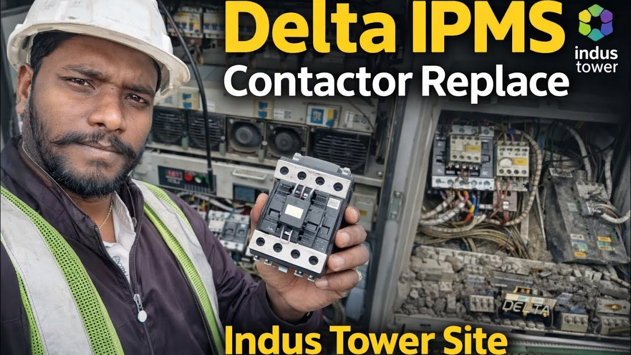 Delta IPMS  Contactor Replace | Indus Tower Site | IPMS Fault Solution